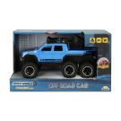 Автомобил със светлини и звуци, Off Road, Maxx Wheels, 1:16, Син