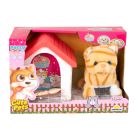 Интерактивна плюшена играчка, Puffy Friends, Коте с къщичка