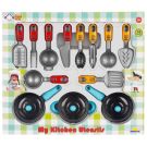 Комплект кухненски прибори, Little Chef, 16 части
