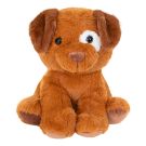Плюшена играчка, Puffy Friends, Кученце, Кафяво, 32 см