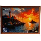 Пъзел Witty Puzzlezz, Рибарско село, 500 части