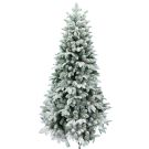 Изкуствена коледна елха със сняг и шишарки, Alska, 180 см