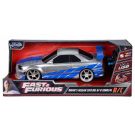 Кола с дистанционно, Jada, Fast And Furious, Nissan Skyline GTR, 1:16