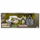 Комплект зимно превозно средство с фигурки, Hero Combat, Хеликоптер