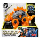 Динозавър със светлини и звуци, Happy Kid, M.A.R.S. 14 см, Оранжев