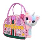 Плюшена играчка в чанта, Cutekins, Коте еднорог