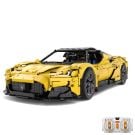 Комплект за сглобяване на количка с дистанционно, Rastar, Maserati Mc20, 1:8, 3466 части