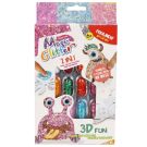 Творчески комплект с брокат Paulinda, Magic Glitter 2 in 1, 3D Fun