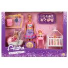 Комплект за игра с кукла Alisha, Бебешка стая