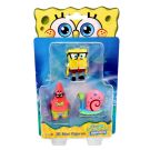 Комплект 3 мини фигурки 3D, SpongeBob SquarePants, 3D