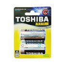 Комплект от 2 алкални батерии Toshiba, R14