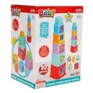 Играчка за сортиране, Dede, Square Tower, 10 части