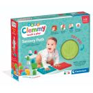 Комплект от 4 сензорни постелки  и 8 меки кубчета, Clementoni, Soft Clemmy