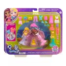Комплект 2 кукли с дрехи и аксесоари, Polly Pocket, HKV96