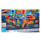 Комплект за игра с кола, Hot Wheels, Mega Tower, Автомивка, HDP05