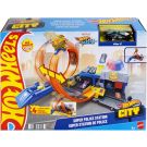 Комплект за игра с количка, Hot Wheels City, Super Police Station,  JBM71