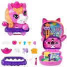 Комплект за игра с кукла и аксесоари в чантичка, Polly Pocket, Rodeo Pony, JCR39