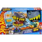 Комплект за игра с количка, Hot Wheels, Shark Chomp Beach, 1:64, JHL96