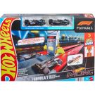 Комплект състезателна писта с 2 колички, Hot Wheels, Racing Formula 1 Grid, 1:64, JKM88
