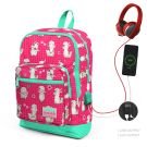 Раница с 4 отделения, Coral High, с USB, модел алпака