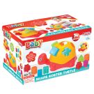 Играчка за сортиране на форми, Dede, Костенурка, 14 части