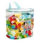 Строителен комплект, Dede, Soft Maxi Blocks, 24 части