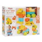 Строителен комплект, Dede, Soft Maxi Blocks, 23 части