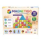 Магнитен строителен комплект Magnetigo, 72 части