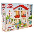 Строителен комплект, Dede, 2 Storey House Blocks, 42 части