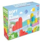 Строителен комплект, Dede, Soft Big Blocks, 12 части