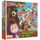 Настолна игра Trefl, Маша и Мечока,  Good day to you!